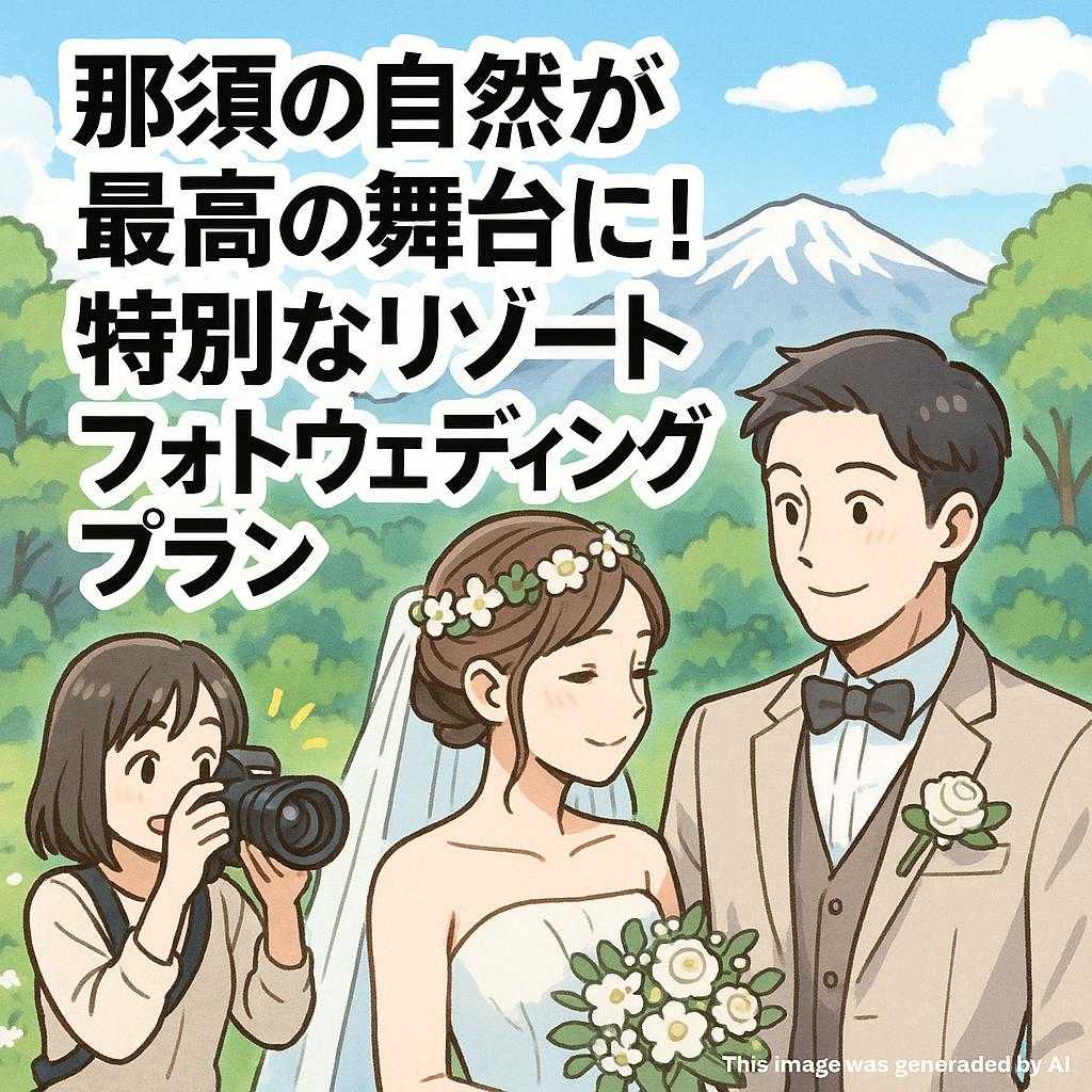 那須の自然が最高の舞台に！特別なリゾートフォトウェディングプラン