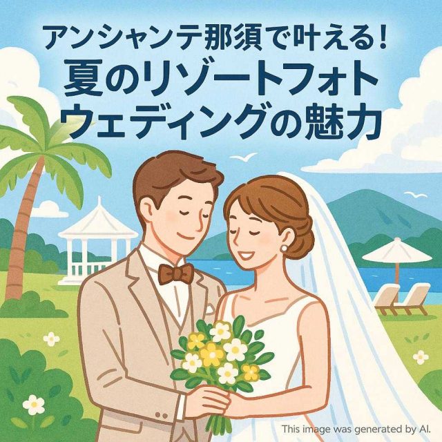 アンシャンテ那須で叶える！夏のリゾートフォトウェディングの魅力