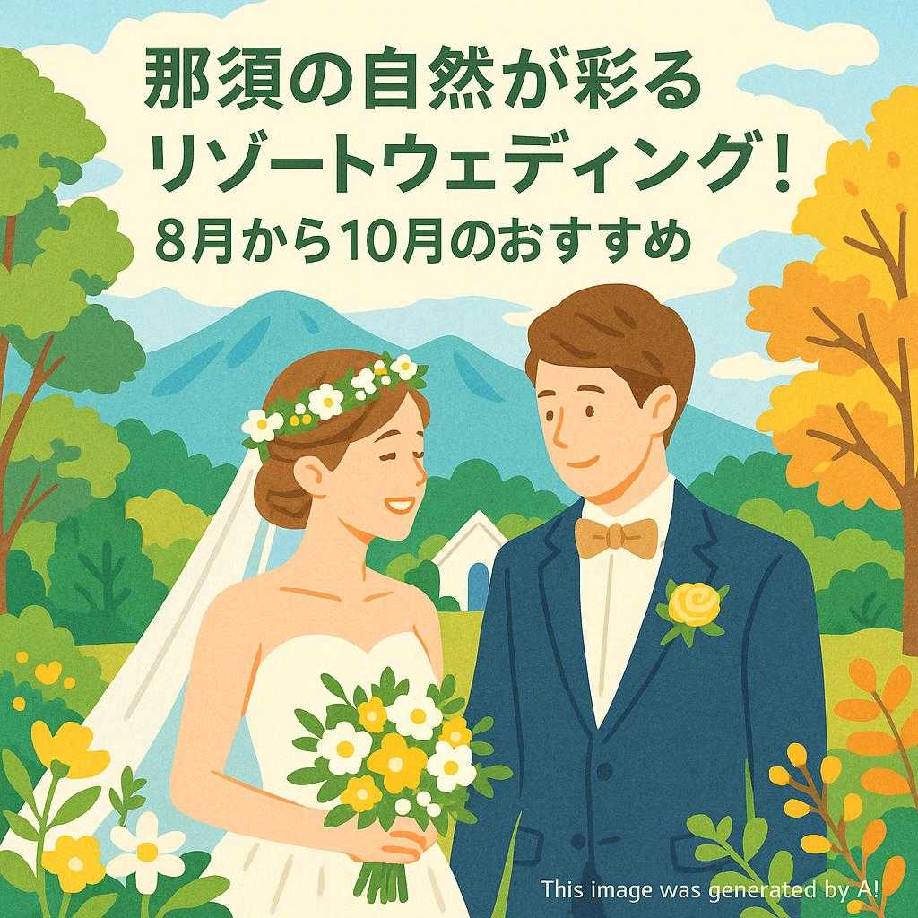 那須の自然が彩るリゾートウェディング!8月から10月のおすすめ