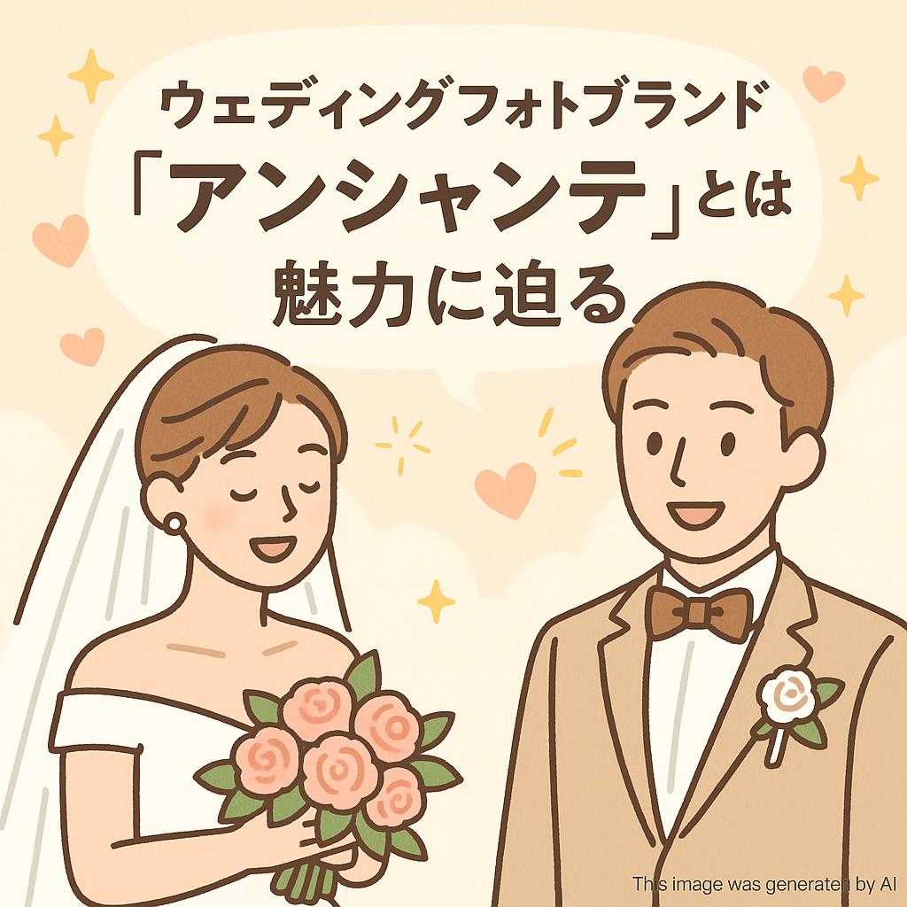 ウェディングフォトブランド「アンシャンテ」とは？魅力に迫る