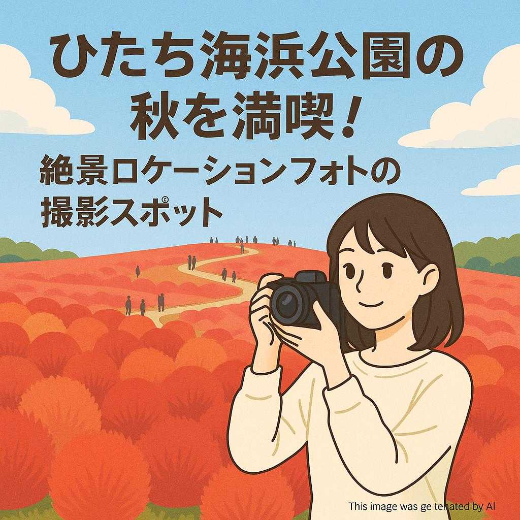 ひたち海浜公園の秋を満喫!絶景ロケーションフォトの撮影スポット