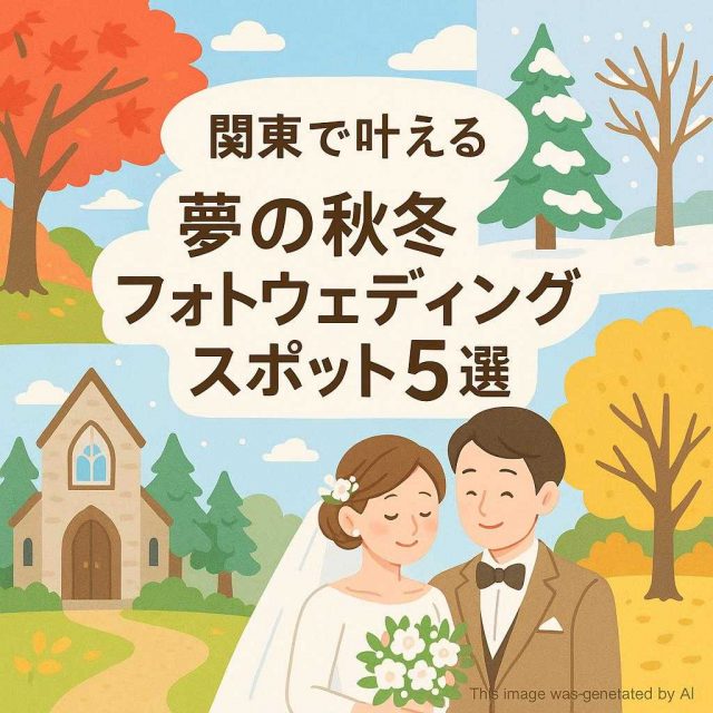関東で叶える夢の秋冬フォトウェディングスポット5選