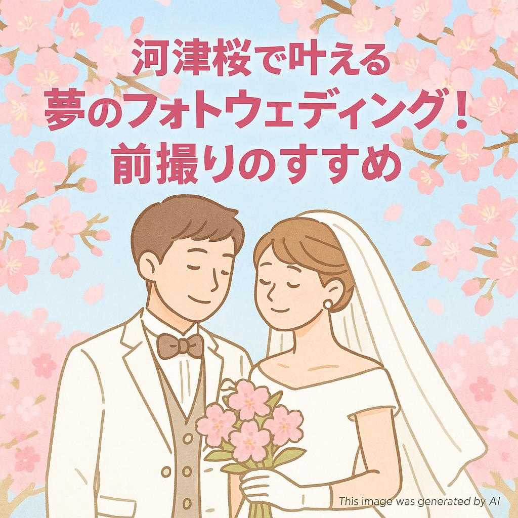 河津桜で叶える夢のフォトウェディング！前撮りのすすめ