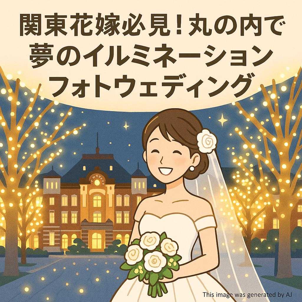 関東花嫁必見!丸の内で夢のイルミネーションフォトウェディング