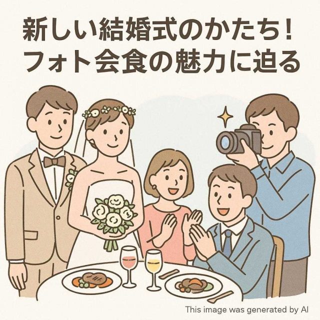 新しい結婚式のかたち！フォト会食の魅力に迫る