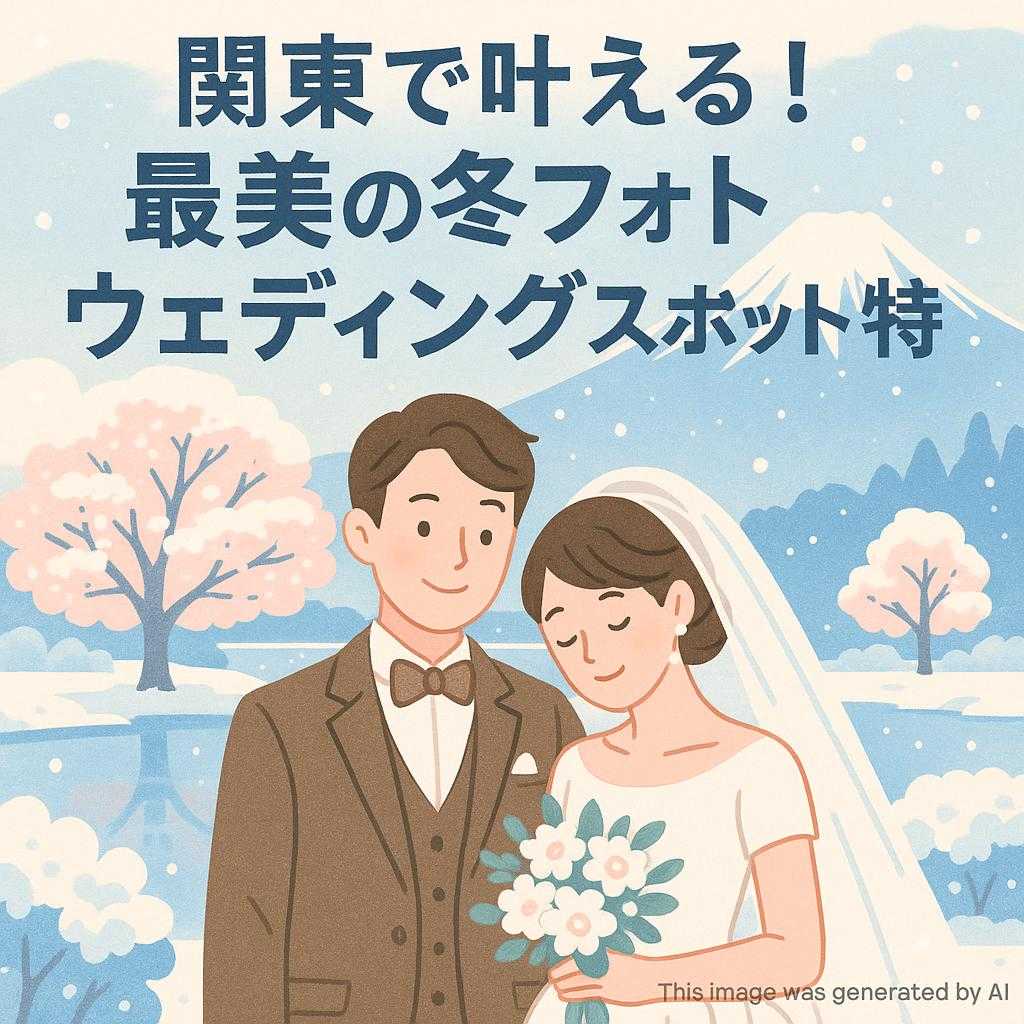 関東で叶える!最美の冬フォトウェディングスポット特集