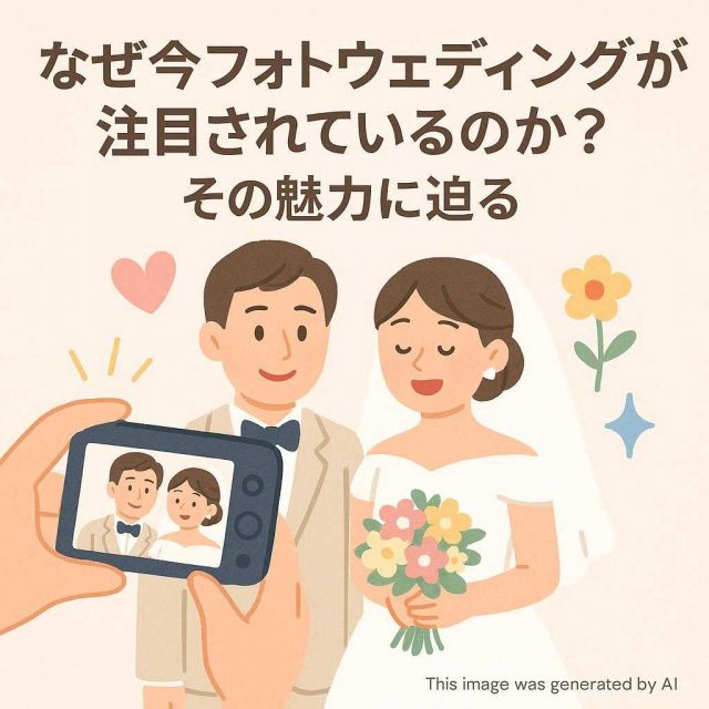 なぜ今フォトウェディングが注目されているのか？その魅力に迫る