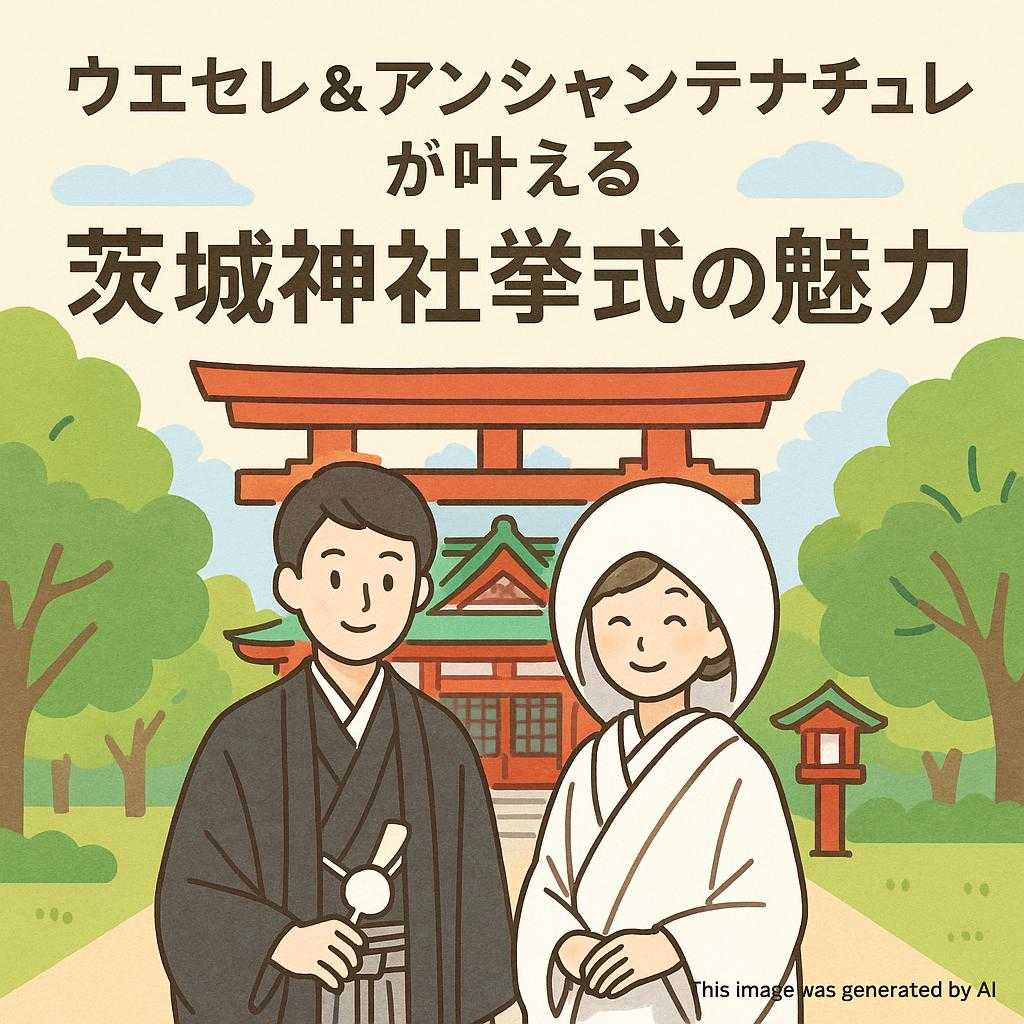 ウエセレ＆アンシャンテナチュレが叶える茨城神社挙式の魅力
