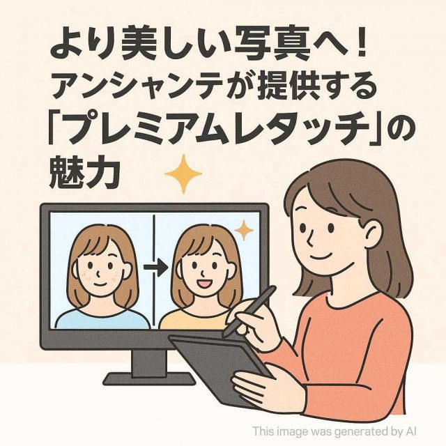 より美しい写真へ！アンシャンテが提供する「プレミアムレタッチ」の魅力