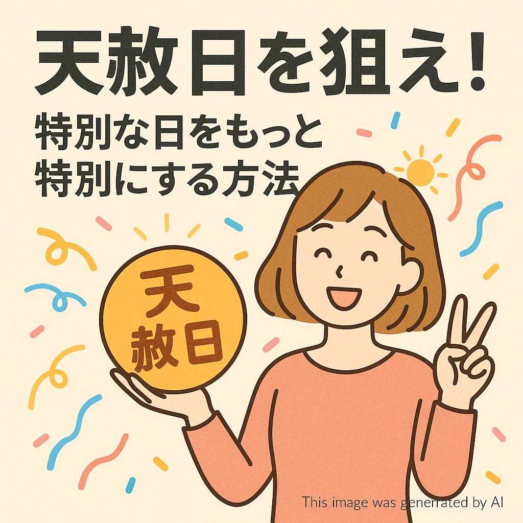天赦日を狙え！特別な日をもっと特別にする方法