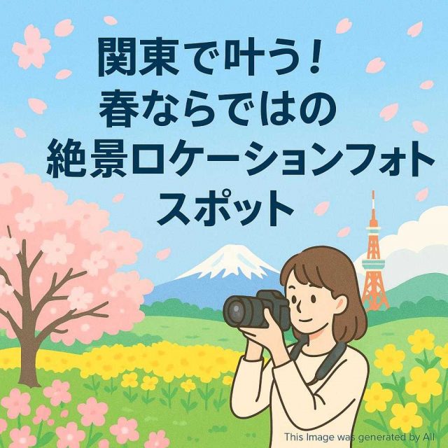 関東で叶う！春ならではの絶景ロケーションフォトスポット