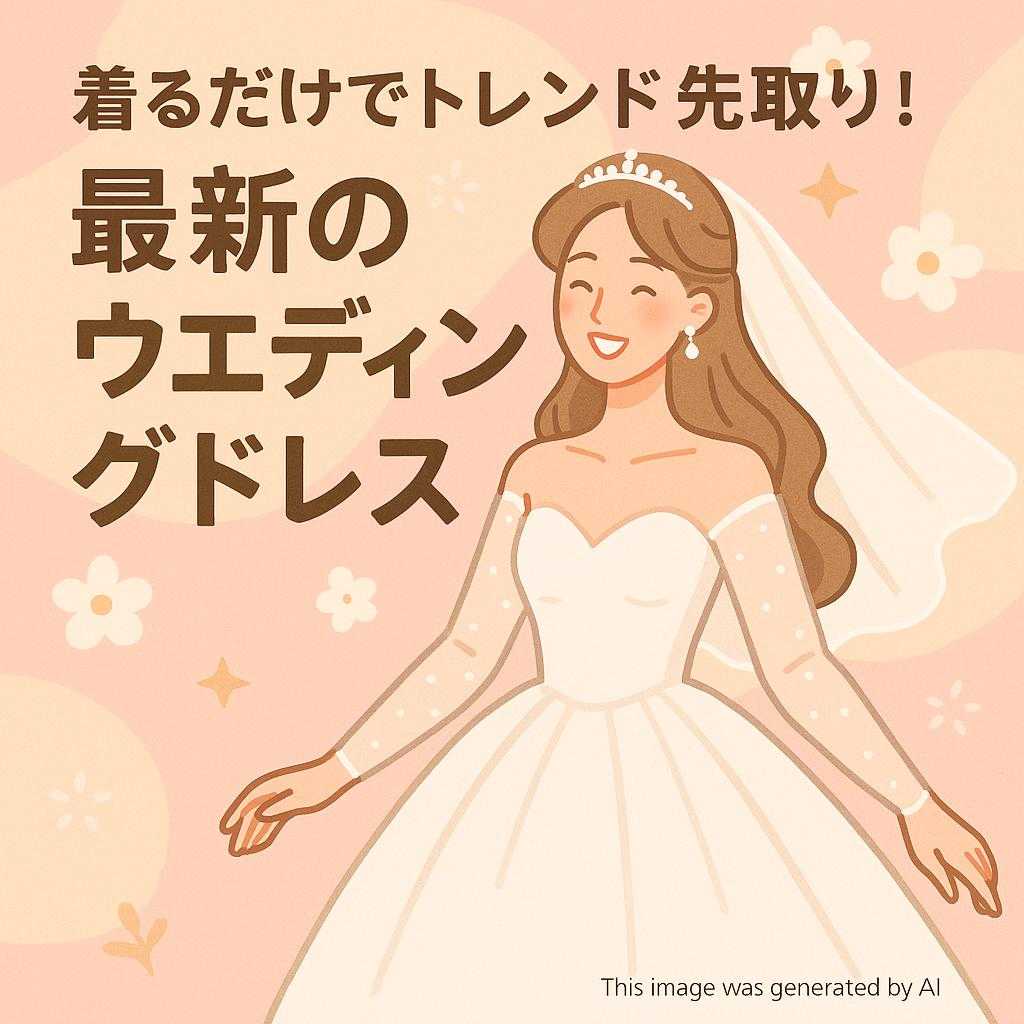 着るだけでトレンド先取り！最新のウエディングドレス