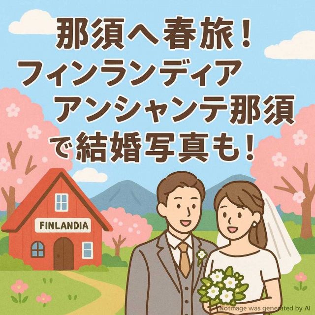 那須へ春旅！フィンランディア×アンシャンテ那須で結婚写真も！