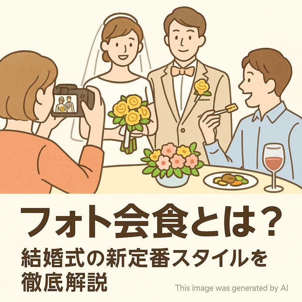 フォト会食とは？結婚式の新定番スタイルを徹底解説