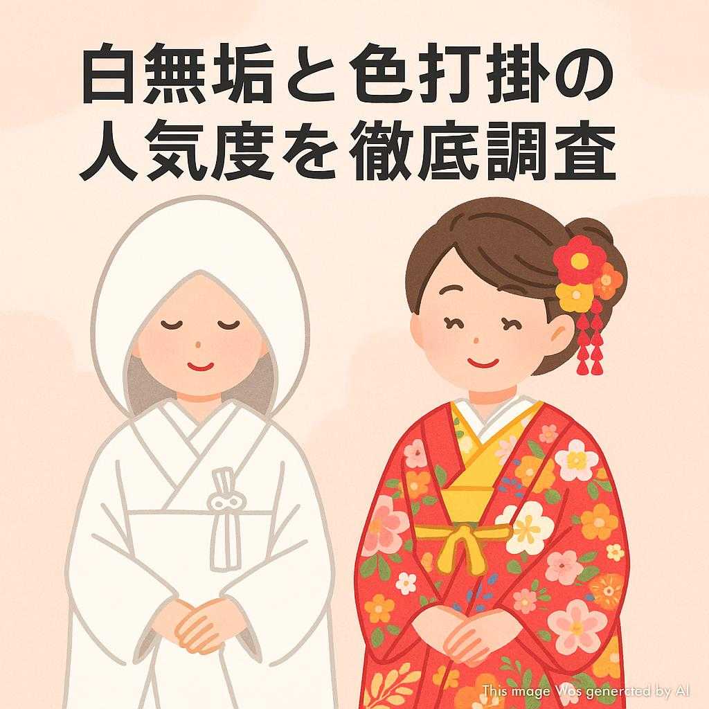 白無垢と色打掛の人気度を徹底調査