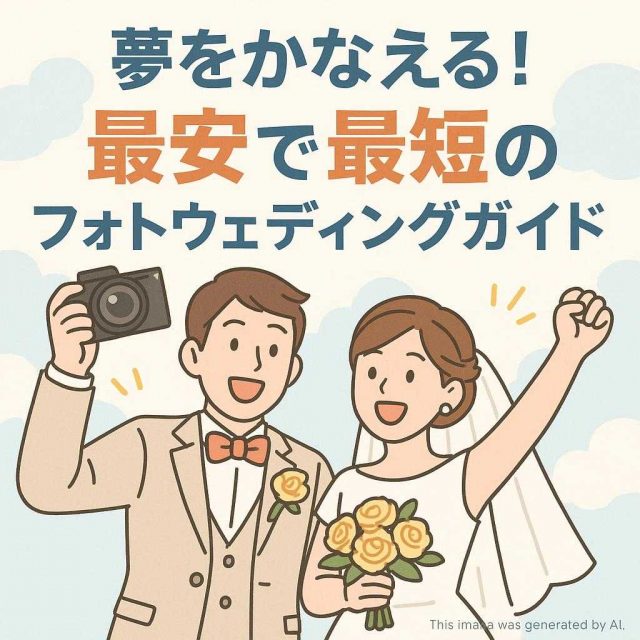 夢をかなえる！最安で最短のフォトウェディングガイド