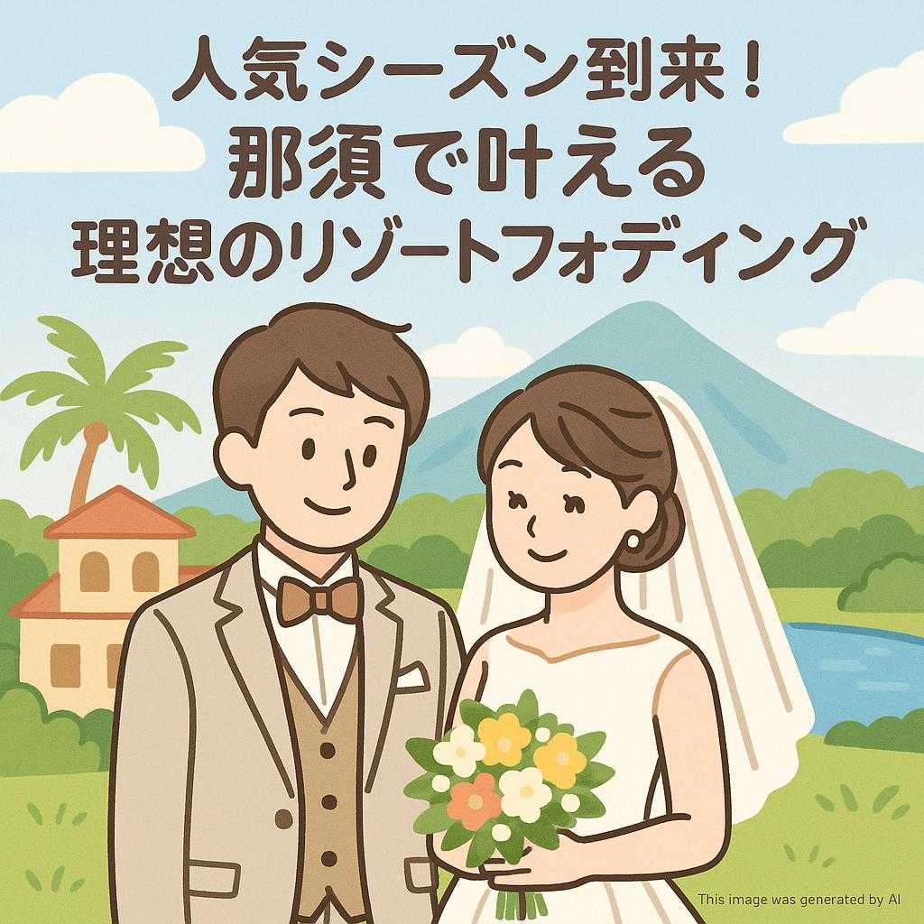 人気シーズン到来!那須で叶える理想のリゾートフォトウェディング