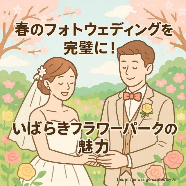 春のフォトウェディングを完璧に！いばらきフラワーパークの魅力