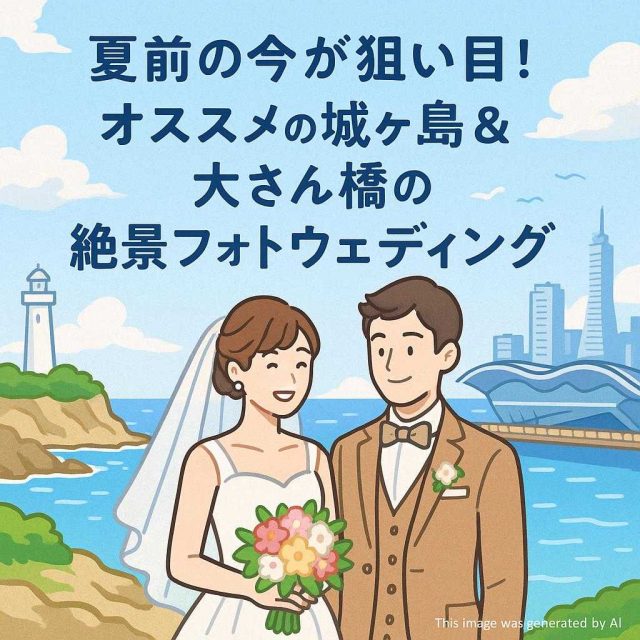 夏前の今が狙い目！オススメの城ヶ島＆大さん橋の絶景フォトウェディング