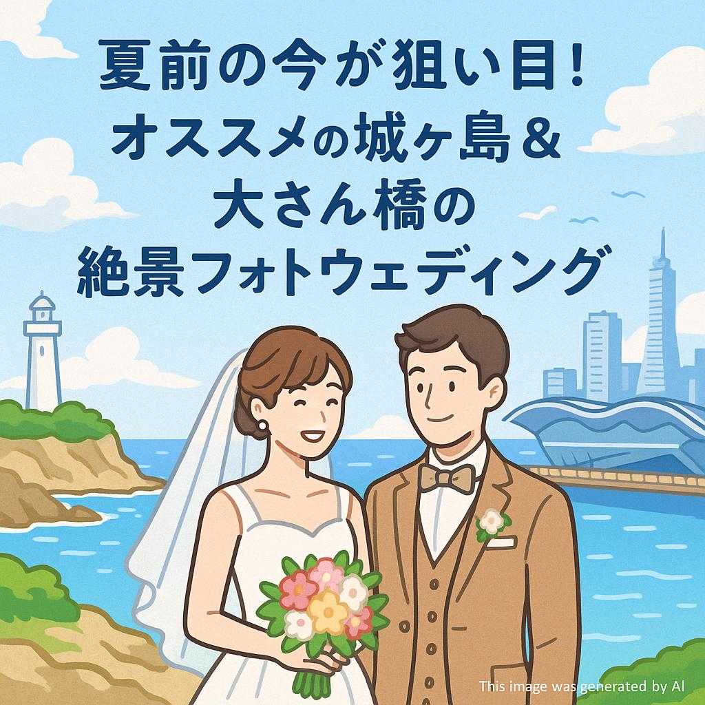 夏前の今が狙い目！オススメの城ヶ島＆大さん橋の絶景フォトウェディング