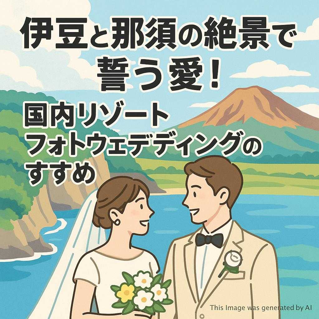 伊豆と那須の絶景で誓う愛!国内リゾートフォトウェディングのすすめ