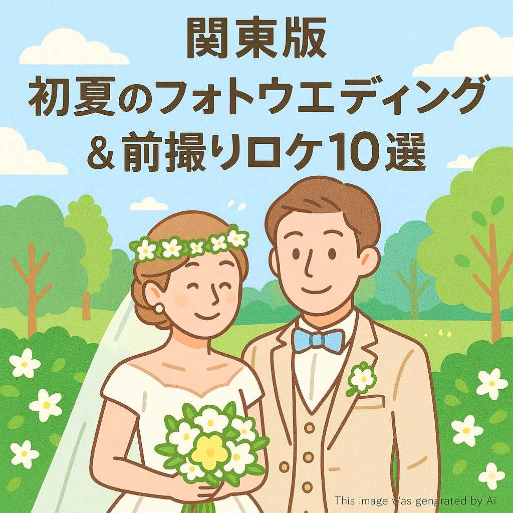 【関東版】初夏のフォトウェディング&前撮りロケ10選