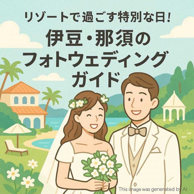 リゾートで過ごす特別な日！伊豆・那須のフォトウェディングガイド