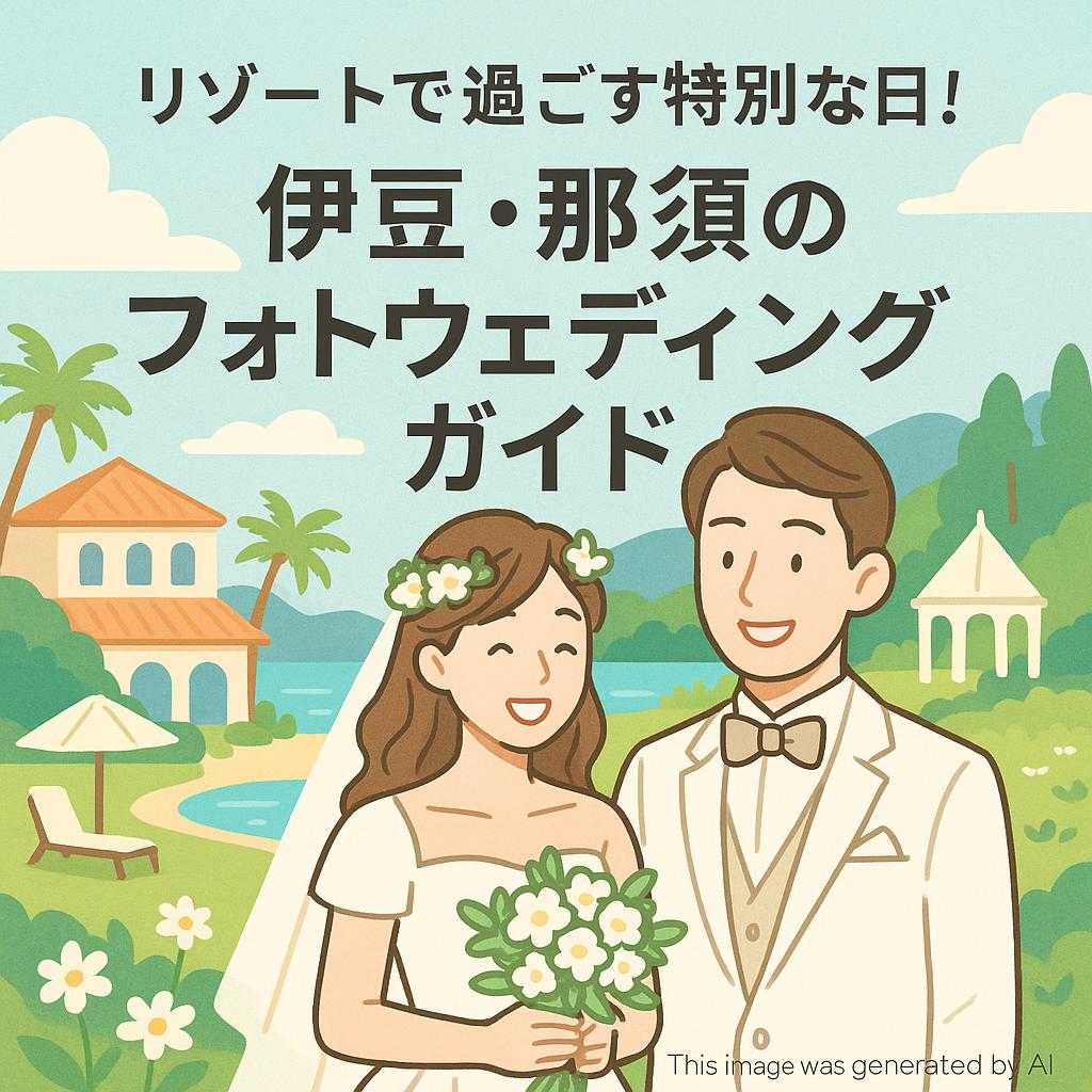 リゾートで過ごす特別な日！伊豆・那須のフォトウェディングガイド