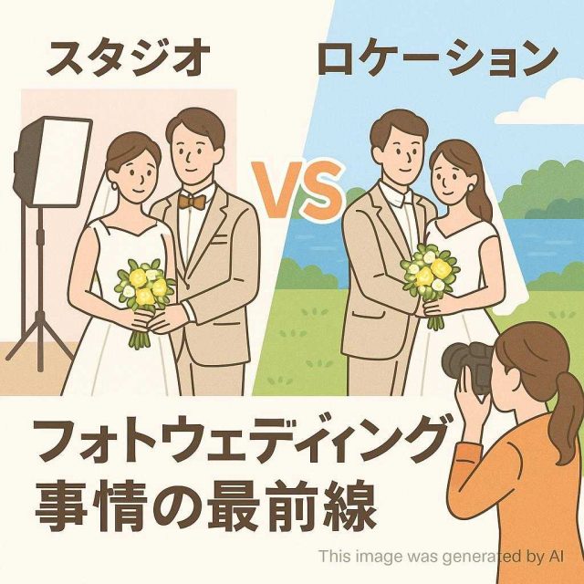 スタジオVSロケーション　フォトウェディング事情の最前線