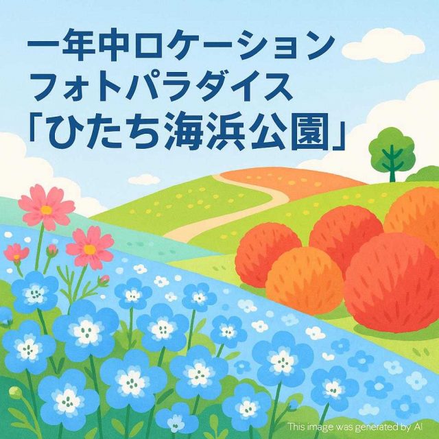 一年中ロケーションフォトパラダイス「ひたち海浜公園」