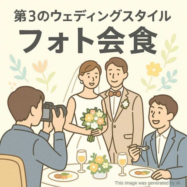 第3のウェディングスタイル　フォト会食