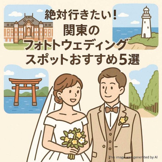 絶対行きたい！関東のフォトウェディングスポットおすすめ5選