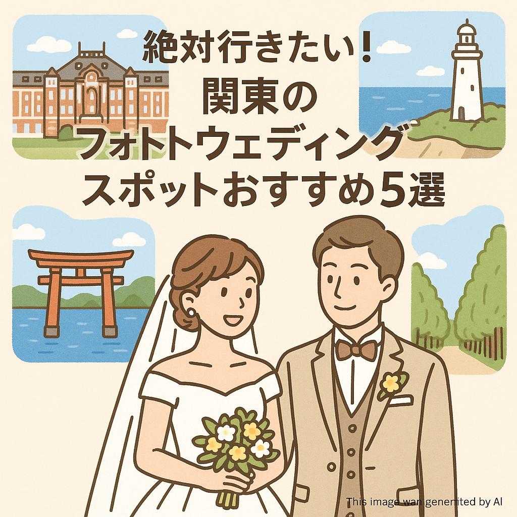 絶対行きたい！関東のフォトウェディングスポットおすすめ5選